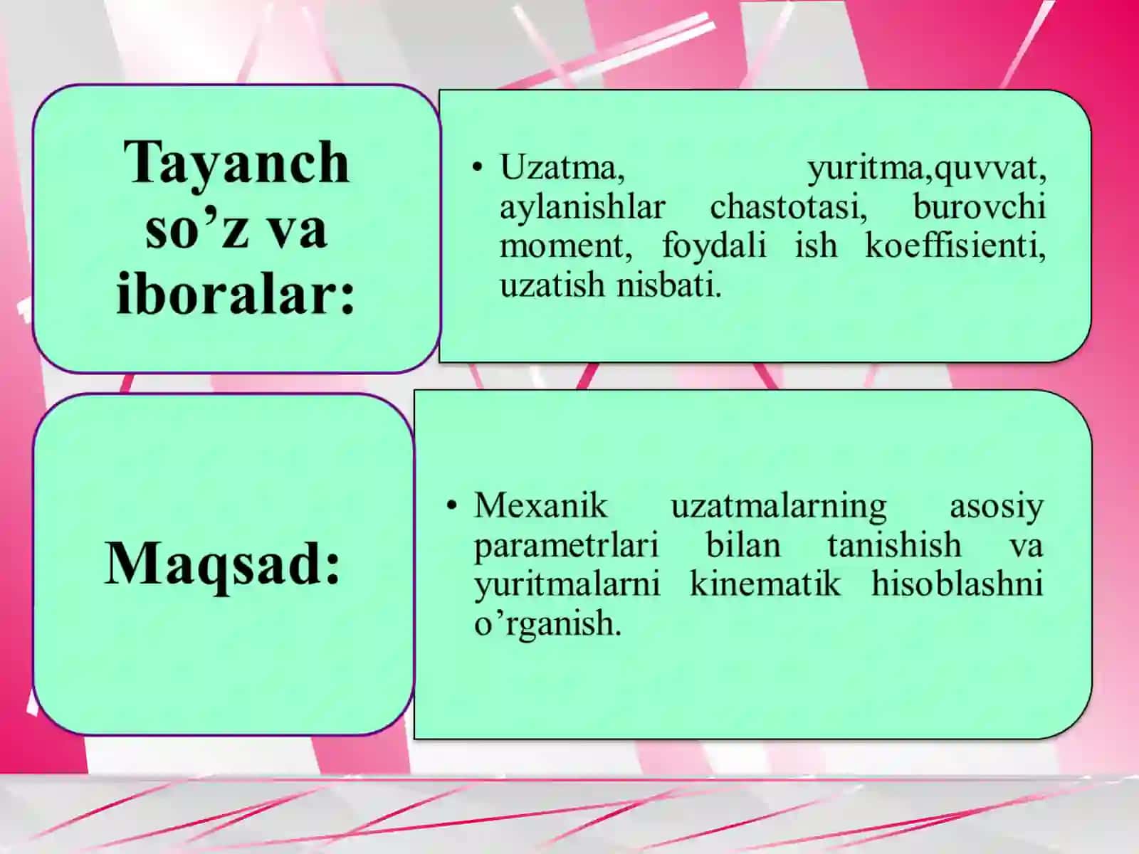 Konussimon tishli uzatmalar 3