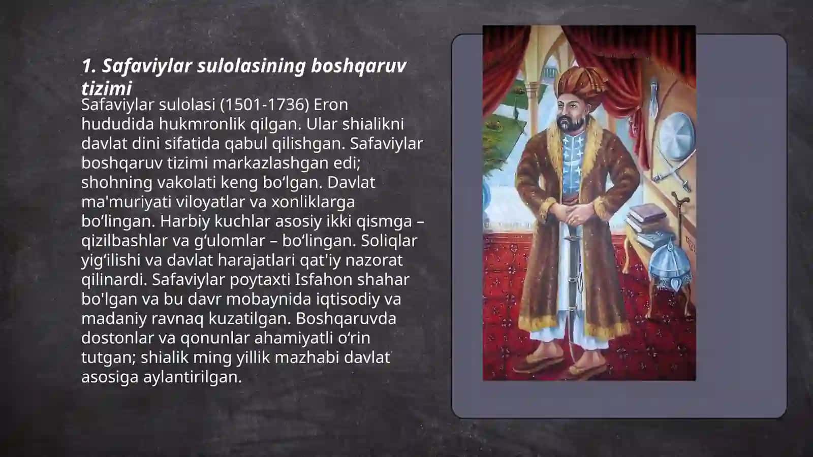 Safaviylar sulolasi (1501-1736) 3
