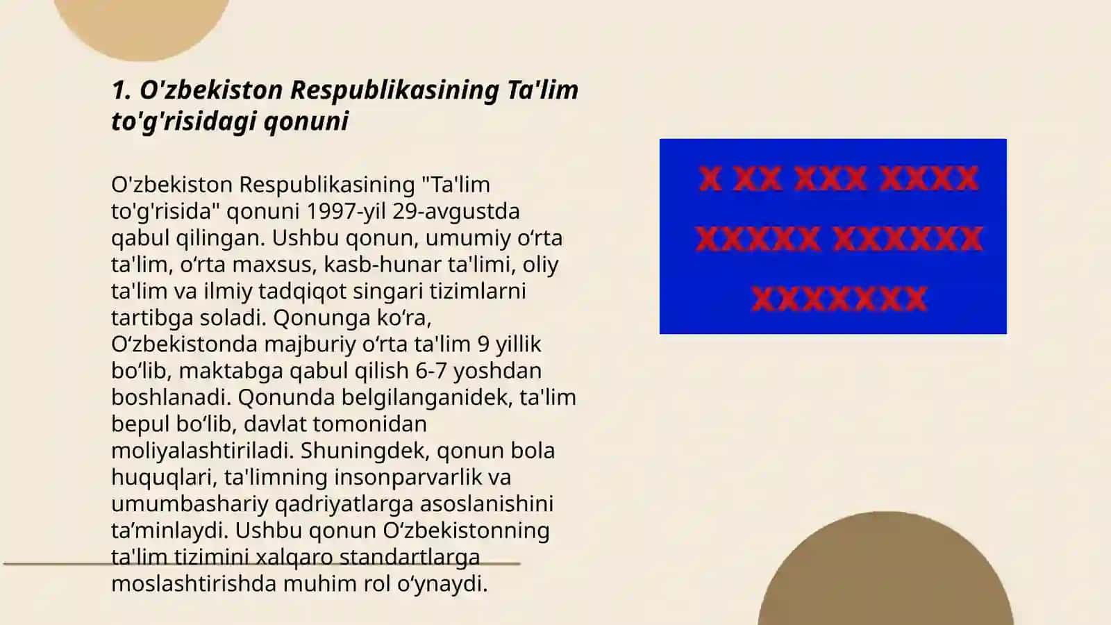 O'zbekiston Respublikasida inklyuziv ta'limni qo'llab -quvvatlashning huquqiy asoslari 3