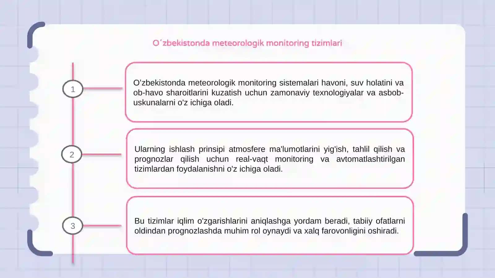 Oʻzbekistonda meteorologik monitoring sistemalari va ularning ishlash prinsipi 3