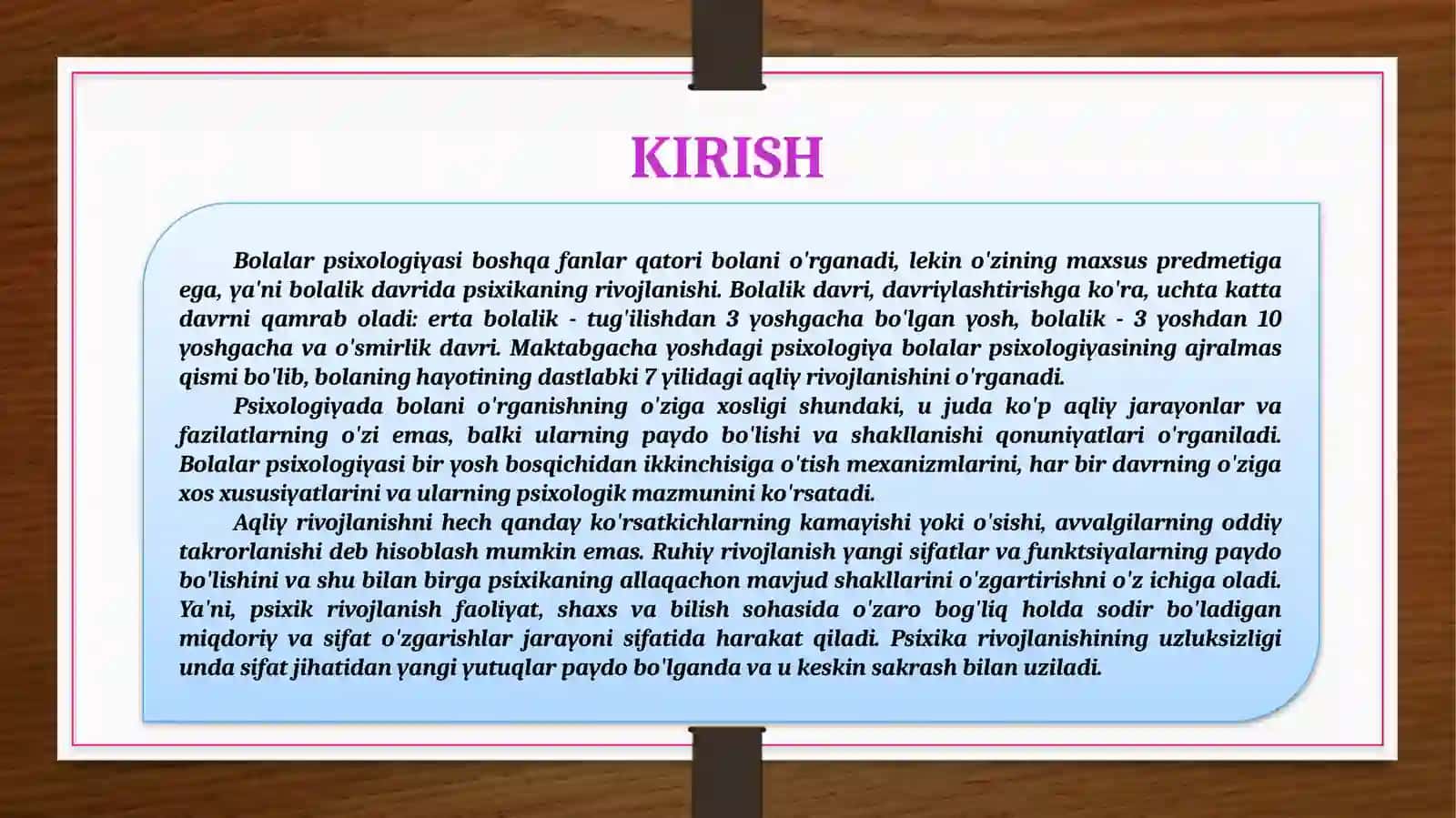 KICHIK MAKTAB YOSHI DAVRIDA PSIXIK RIVOJLANISH XUSUSIYATLARI 3