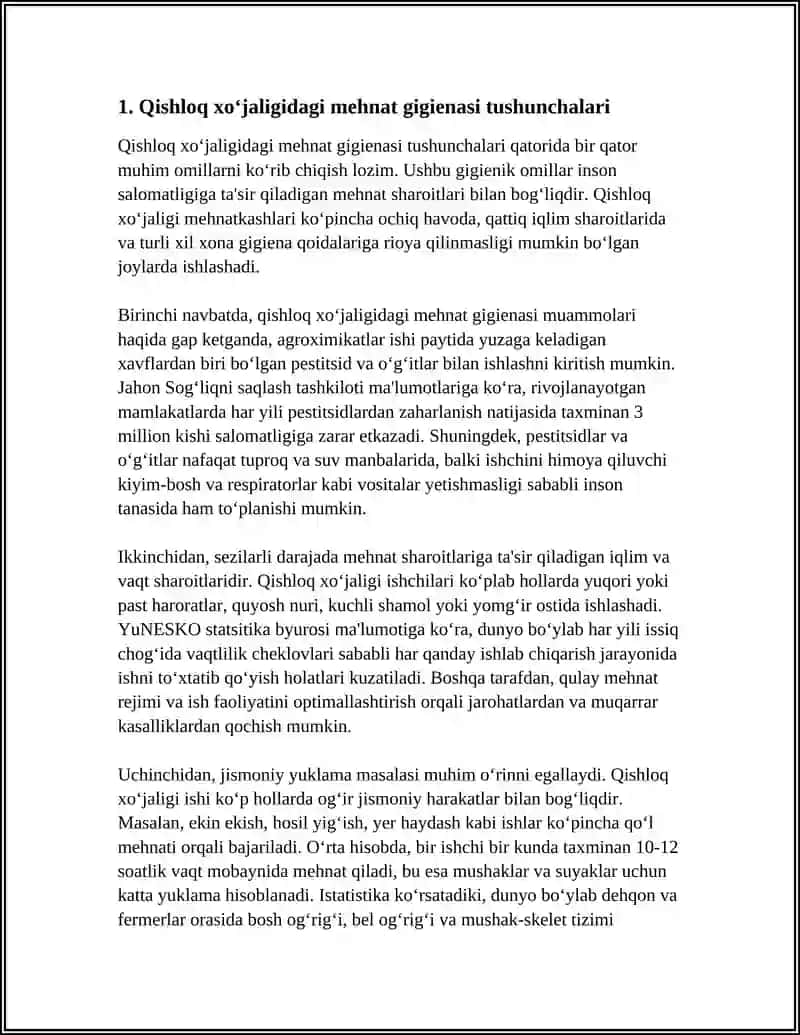 Qishloq xo‘jaligidagi mehnat gigienasi asoslari 3