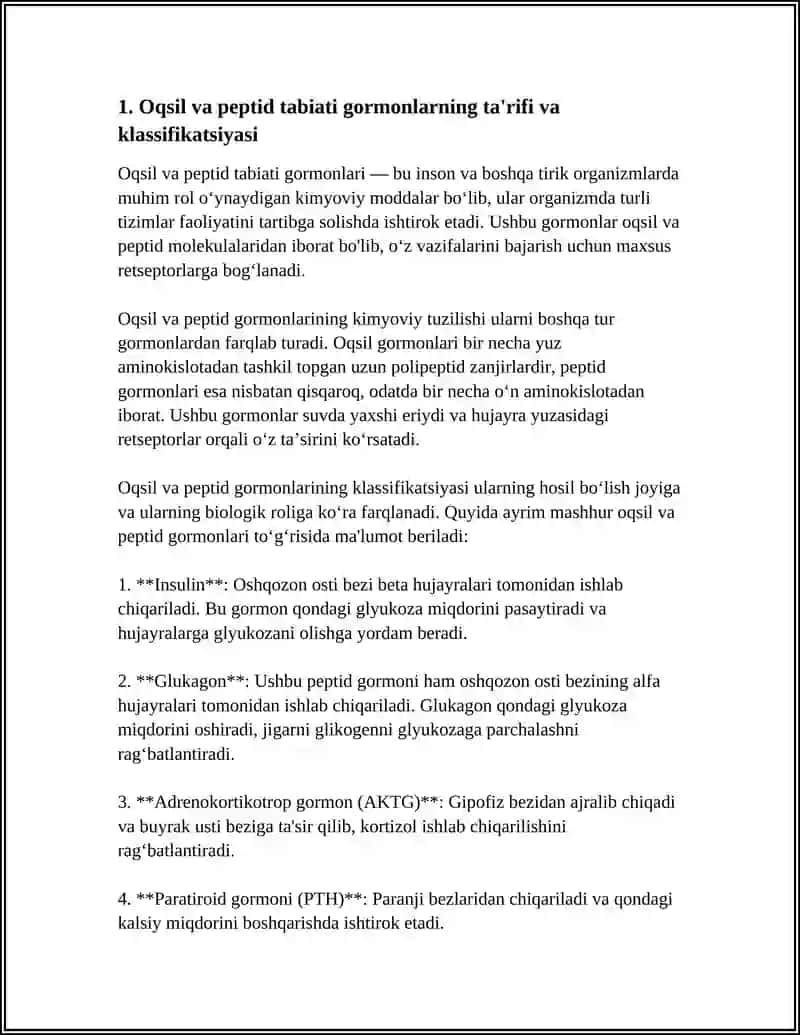 OQSIL TABIATLI PEPTID VA GORMONLAR 3