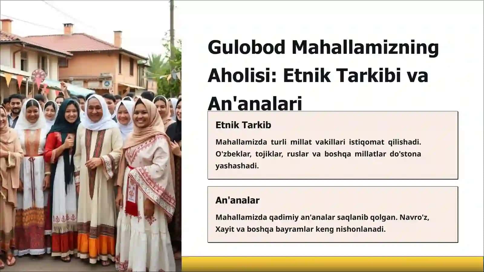 Mening Mahallam: O'tmish va Kelajak 3