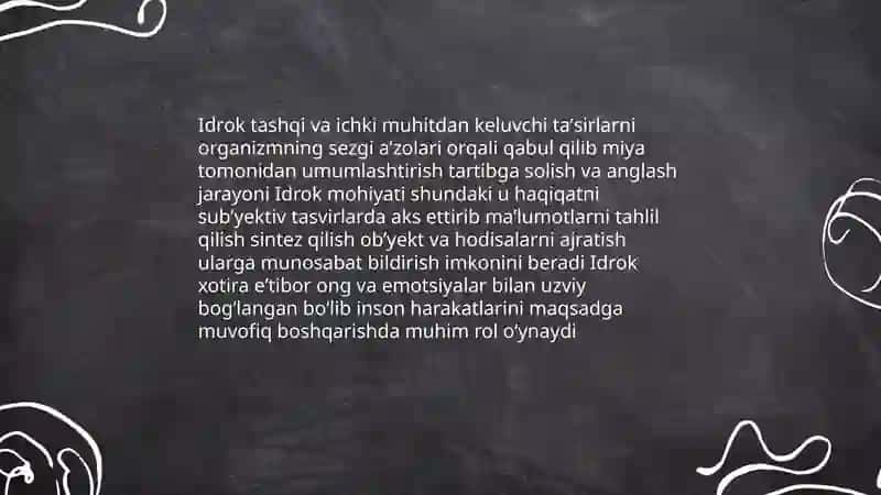 Idrok haqida 3