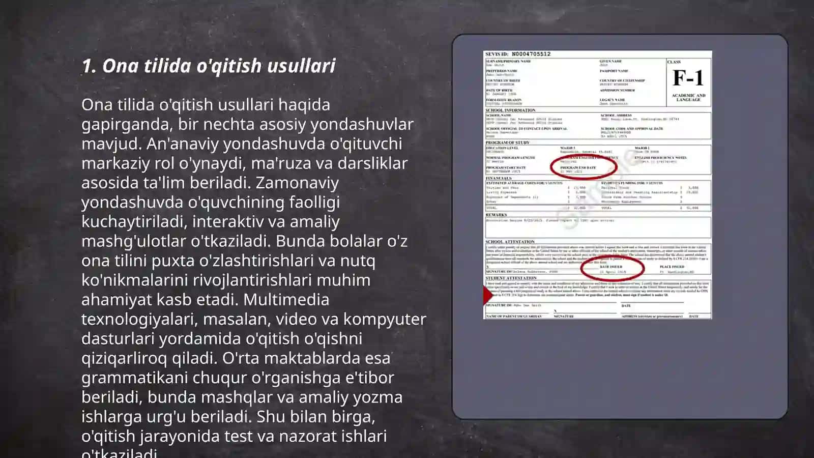 Ona tilida uzvilashtirilgan DTS va oʻquv dasturi 3