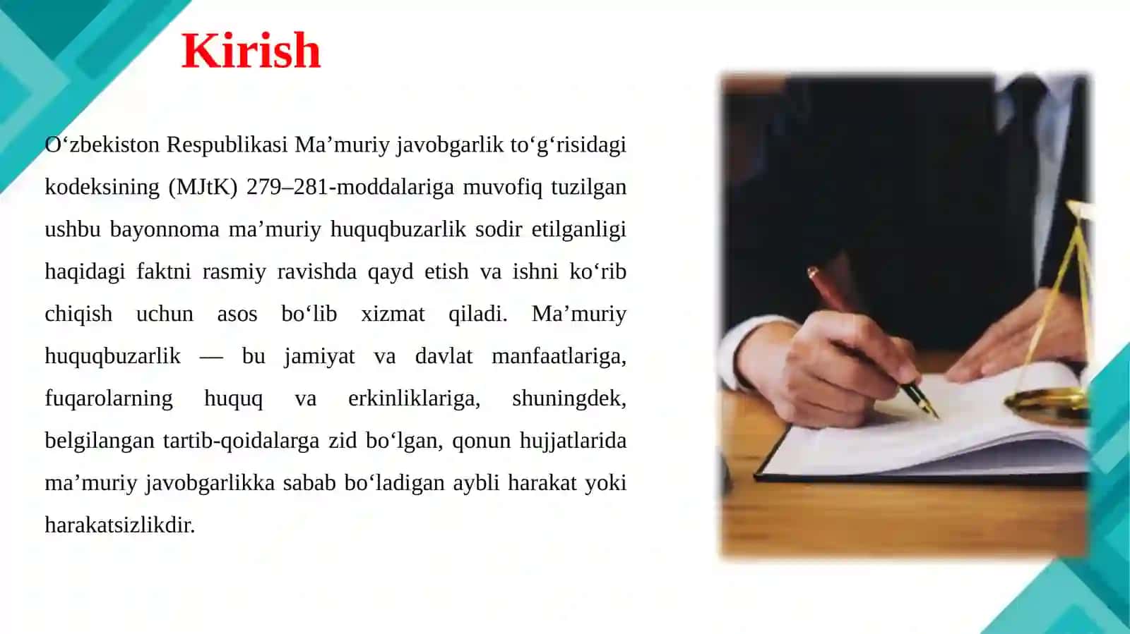 Ma’muriy huquqbuzarlik to’g’risidagi bayonnoma 3