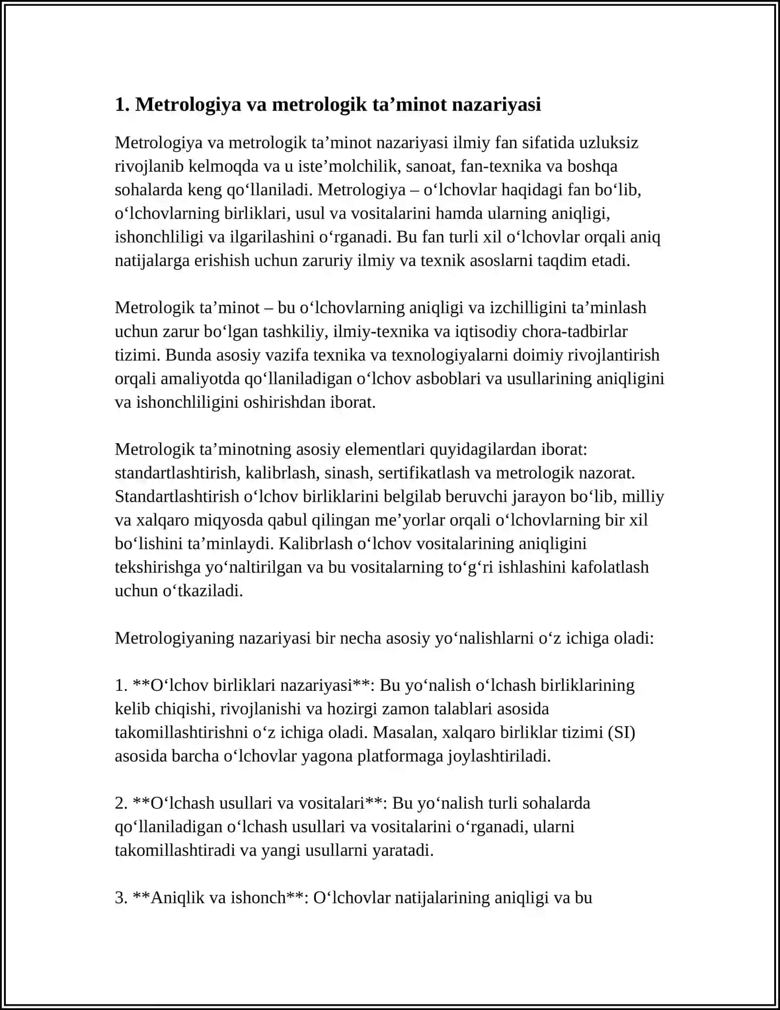METROLOGIYA VA METROLOGIK TAʼMINOT 3