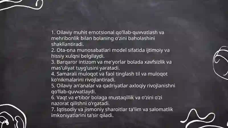 Bola shaxsini rivojlantirish omillari 3
