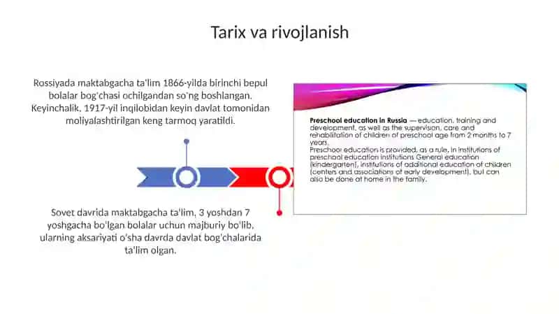 Rassiya Federatsiyasi maktabgacha ta'lim tizimi 3
