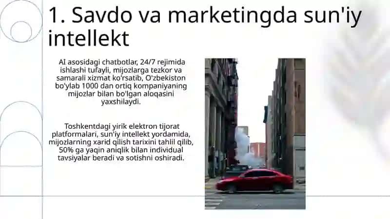 Suni Intellekt va Iqtisodiy Sohalari 3