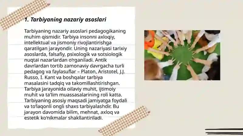Tarbiyaning asosiy vazifalari 3