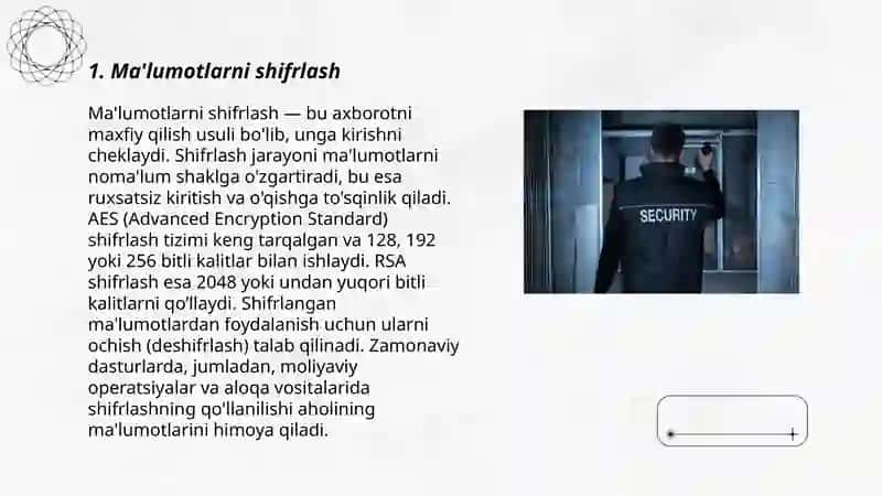 Ma'lumotlarni shifrlash 3