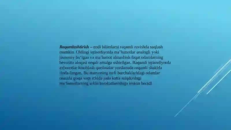 RAQAMLI IQTISODIYOT – TARAQQIYOT KALITI 3