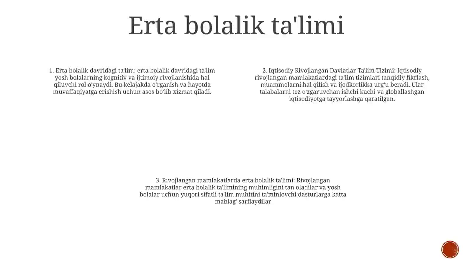 Iqtisodiy Rivojlangan Davlatlar Ta‘Lim Tizimi 3