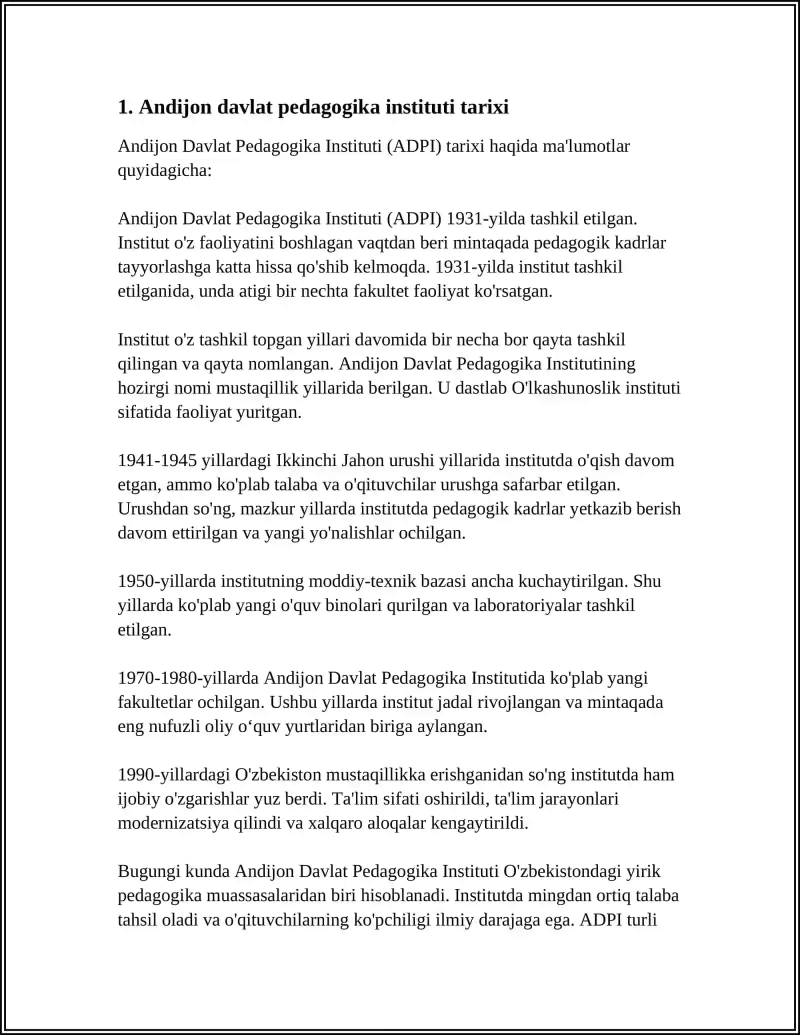 PEDAGOGIK FAOLIYATDA MULOQOT MUSTAQIL ISH 3