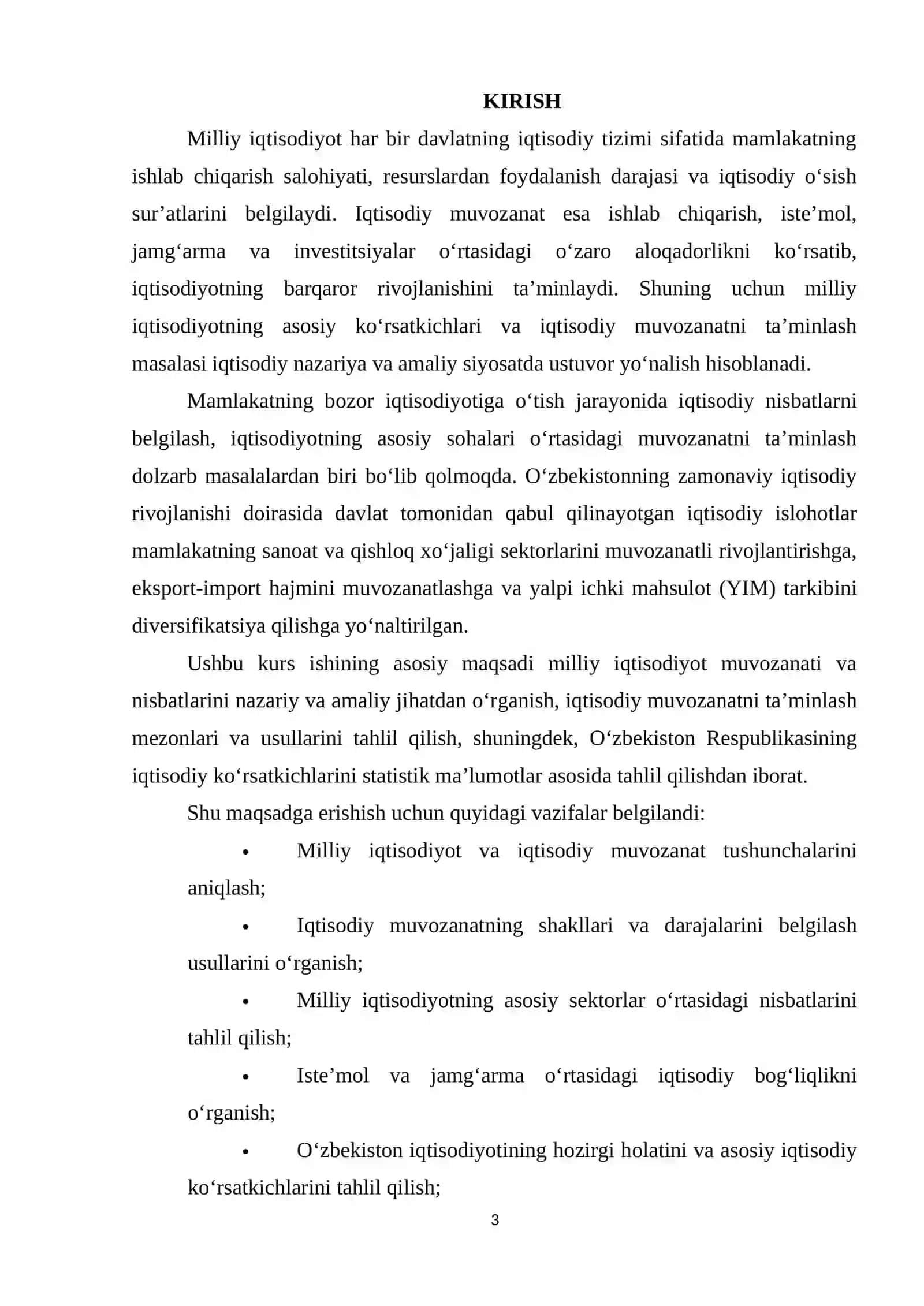 MILLIY IQTISODIYOTNING MUVOZANATLI VA MUTONOSIB RIVOJLANISH MASALALARI 3