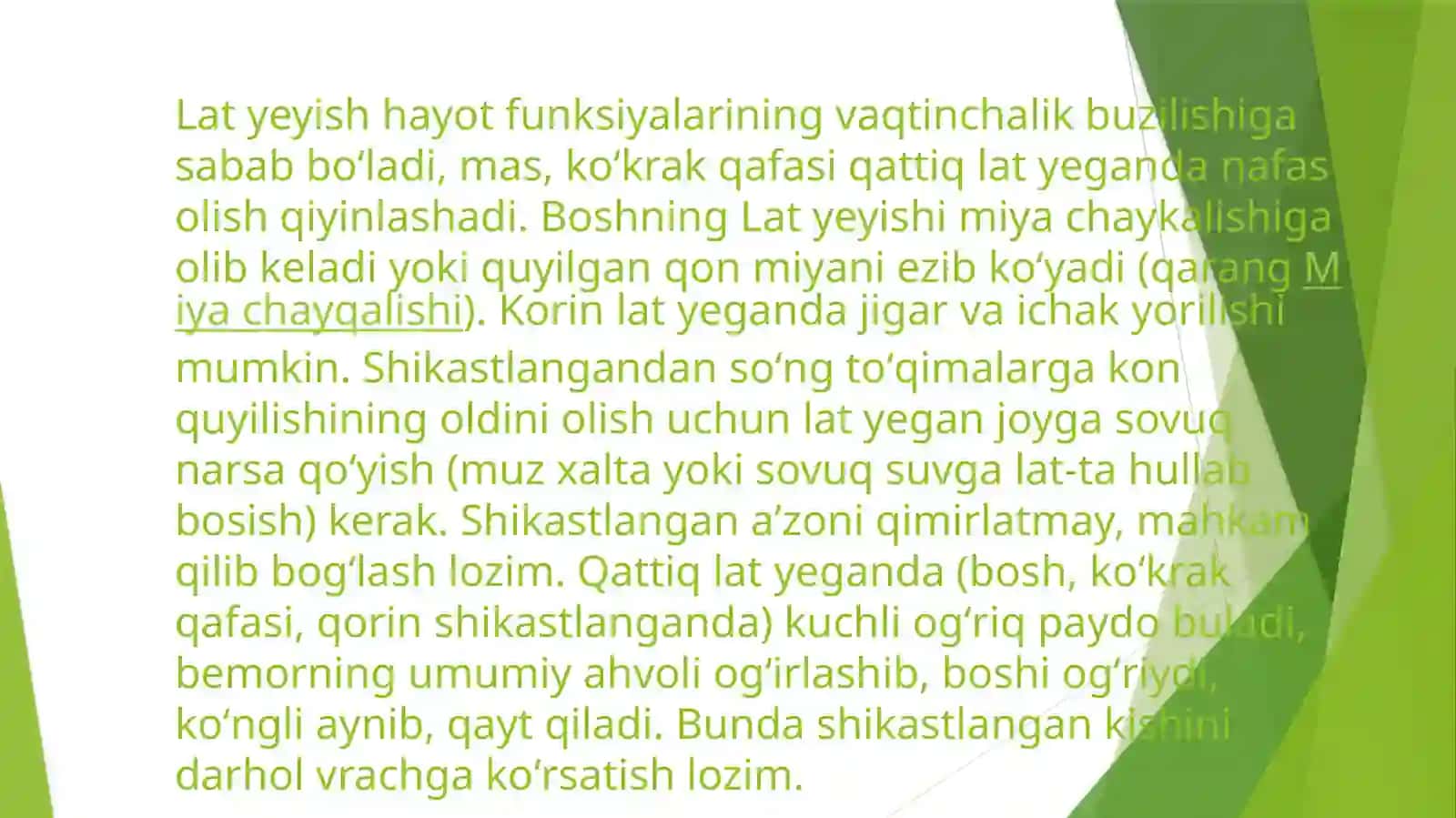 Yumshoq to'qimalarning yopiq shikastli chayqalish, latish, yirtilish, va uzulishi 3