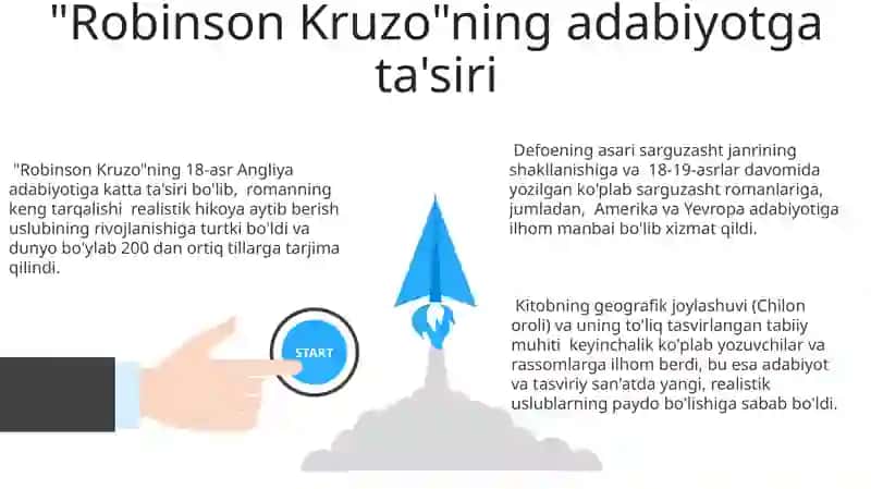 Defoning "Robinzon Kruzo" romani badiiyati 3