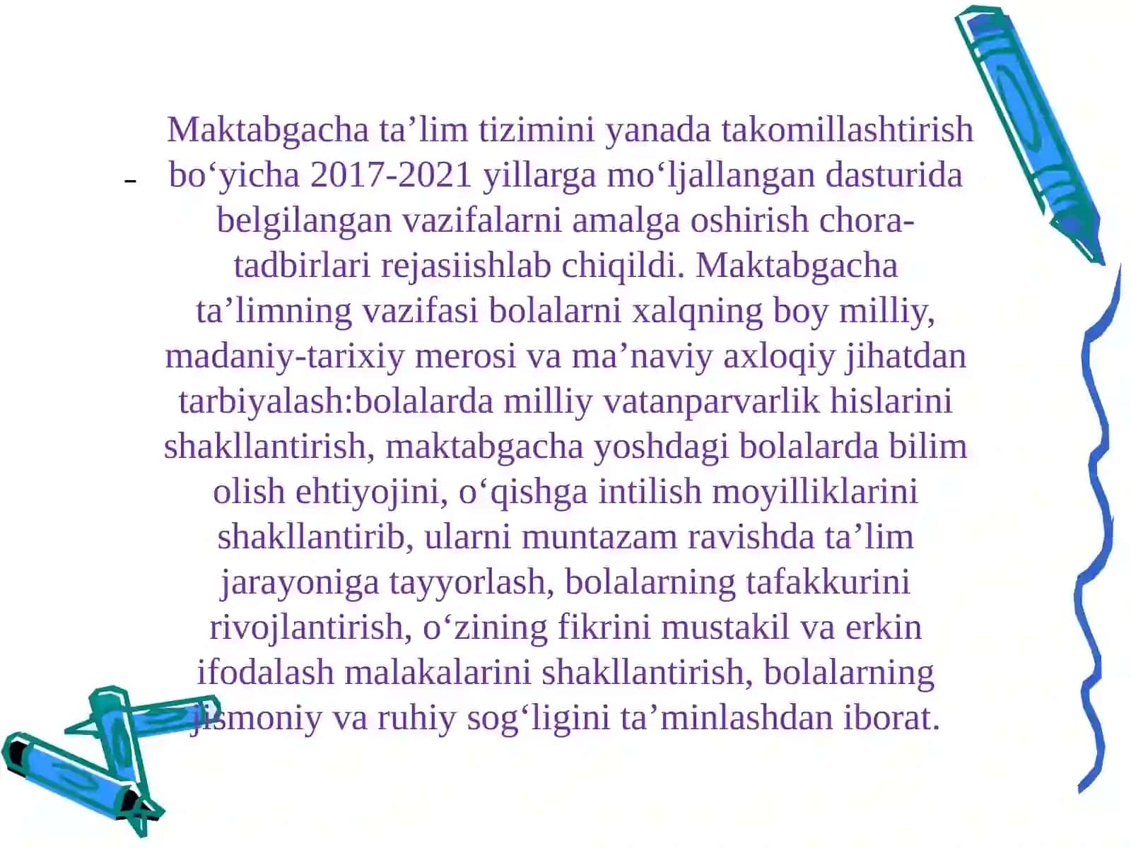 Maktabgacha ta'lim tashkilotida sahnalashtirish faoliyatini tashkil qilisH 3