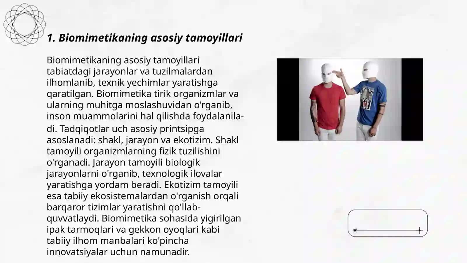 Bionika asoslari va uni inson hayotidagi o'rni 3