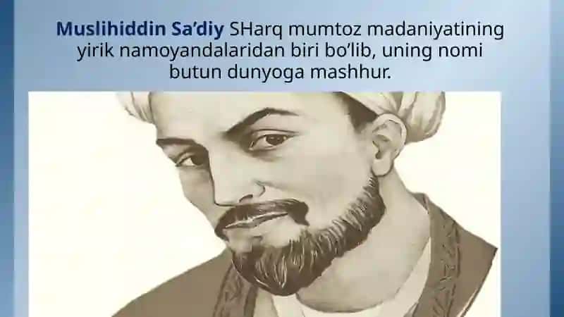 SA’DIY SHEROZIY “GULISTON” ASARI 3