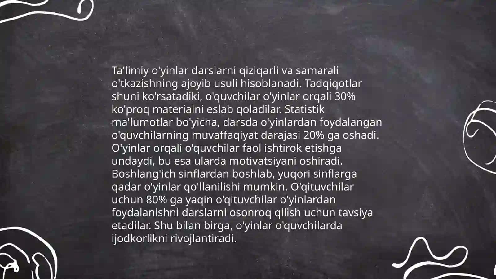 Ta'limiy o'yinlar darslarni qiziqarli va samarali o'tkazishning ajoyib usuli 3