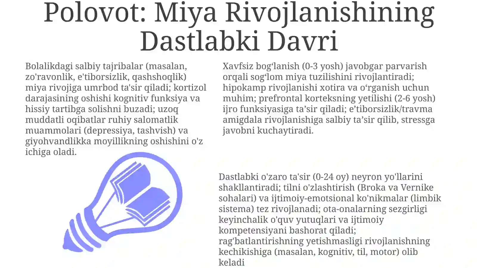 Goʻdaklik davrida psixik rivojlanishdagi talaqqilarning emotsional muloqotning ahamiyati 3