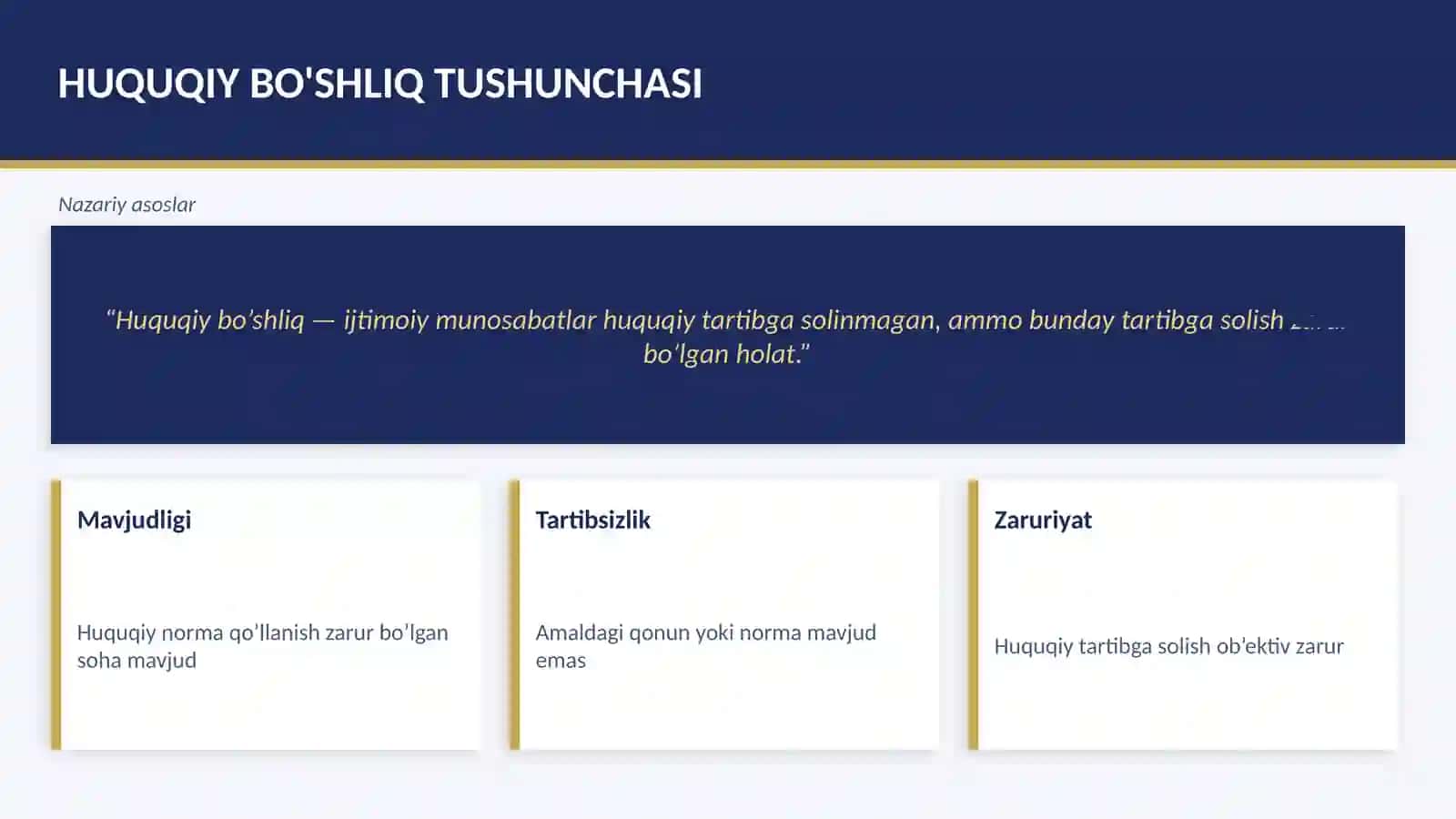 Huquqiy bo‘shliqlar va ularni bartaraf etish yo‘llari 3