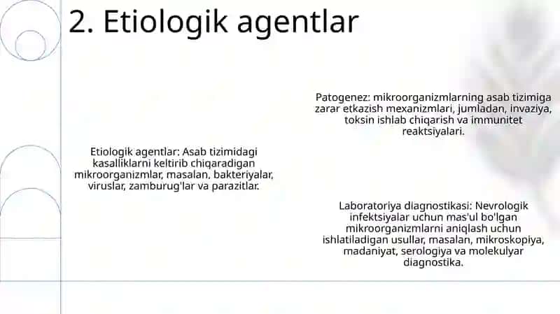 Asab Sistemasiga Tasir Qiluvchi Mikroorganizmlar Patogenezi Labaratoriya Tashxisi 3