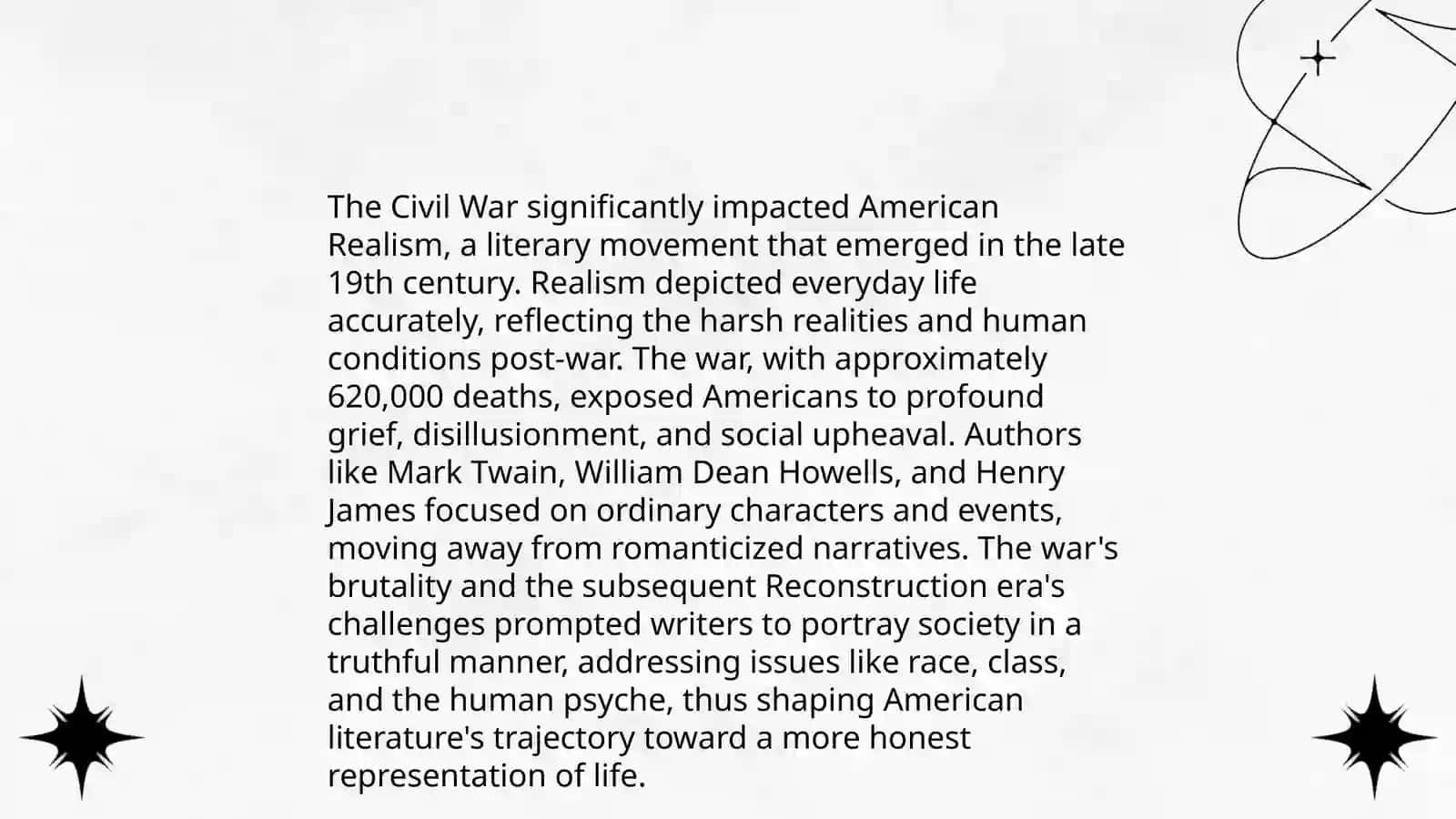 The rise of realism in American literature: 1860-1914 3