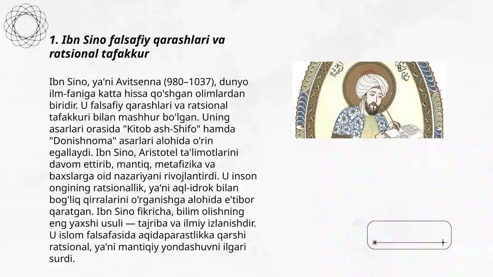 Ibn Sino falsafiy qarashlarida ratsional taffakurning oʻrni 3