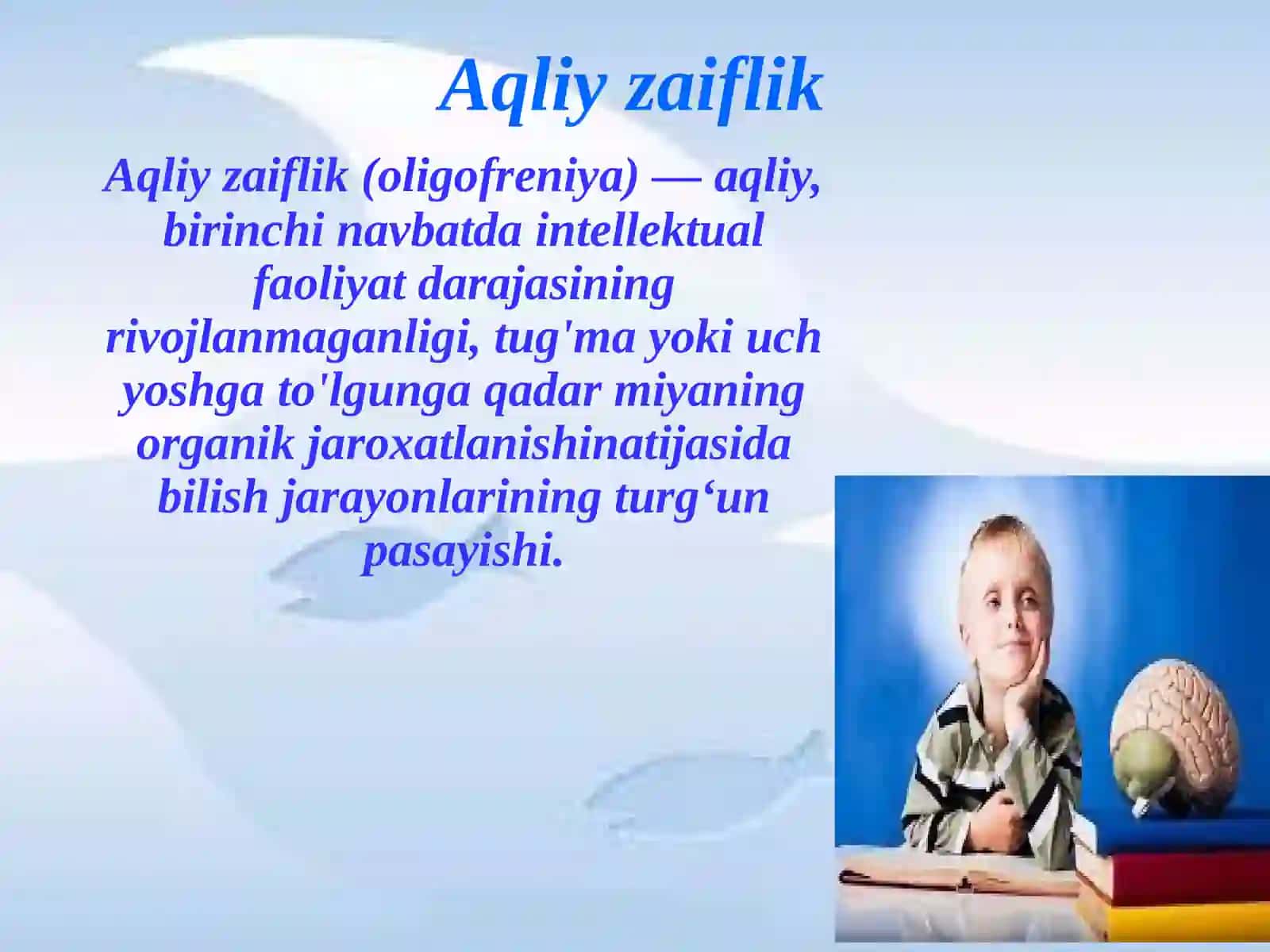 Aqliy rivojlanishida nuqsoni bo‘lgan bolalar 3
