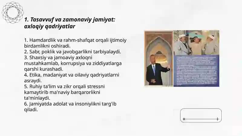 Tasavvuf va hozirgi zamon 3
