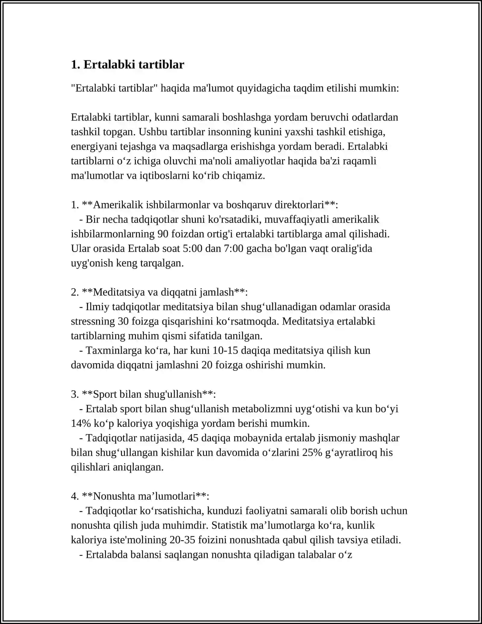 MENING KUN TARTIBIM 3