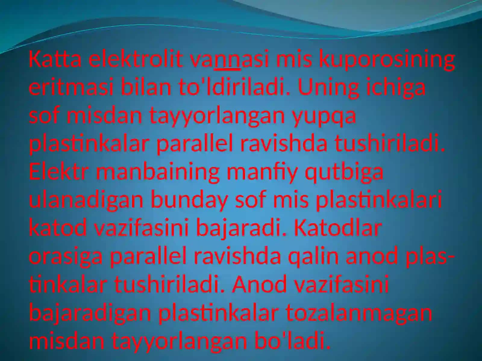 ELEKTROLIZDAN TURMUSHDA VA TEXNIKADA FOYDALANISH 3