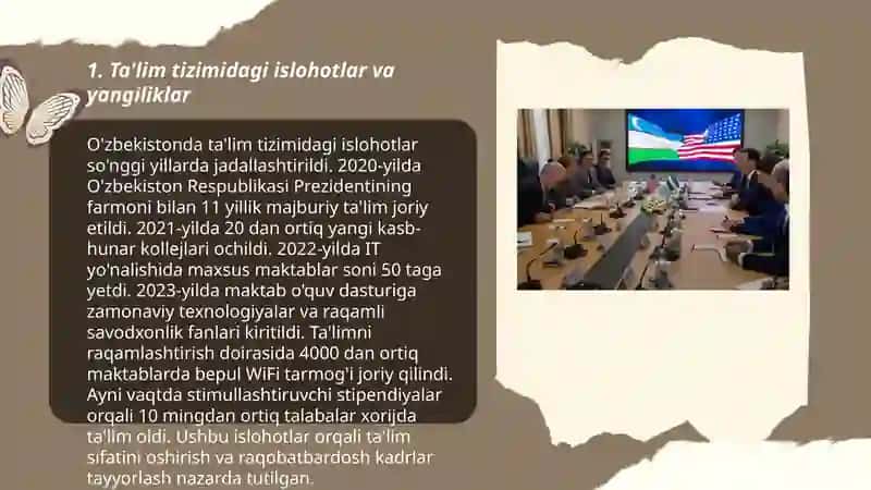Ta'lim tizimidagi islohotlar va yangiliklar 3