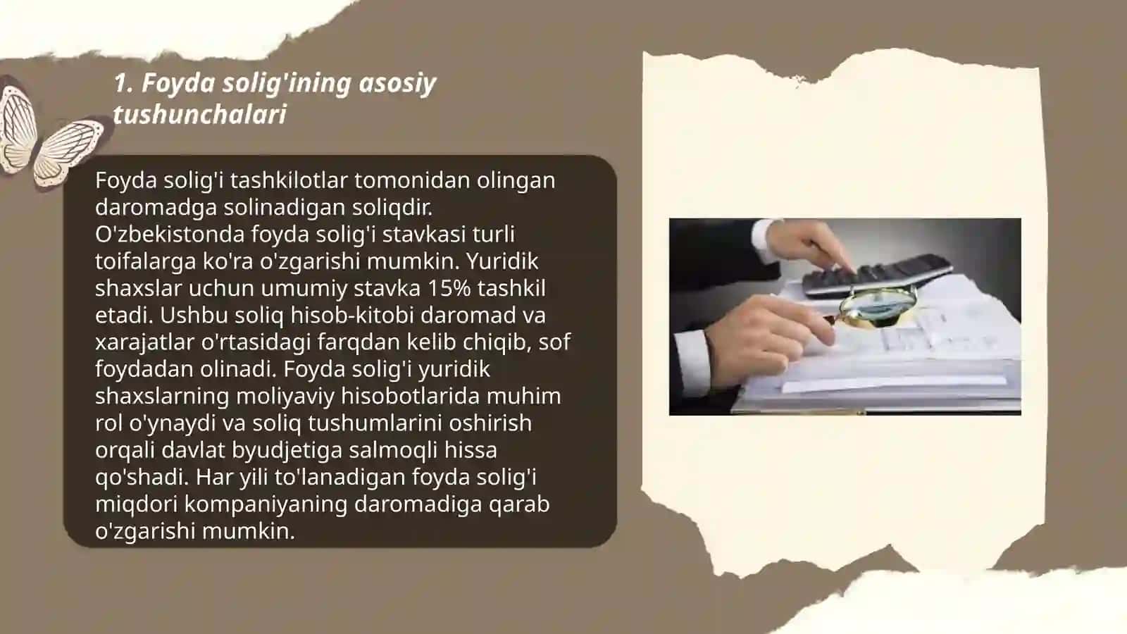 Foydasolig'ining iqtisodiy mohiyati v ava joriy etish bosqichlari 3