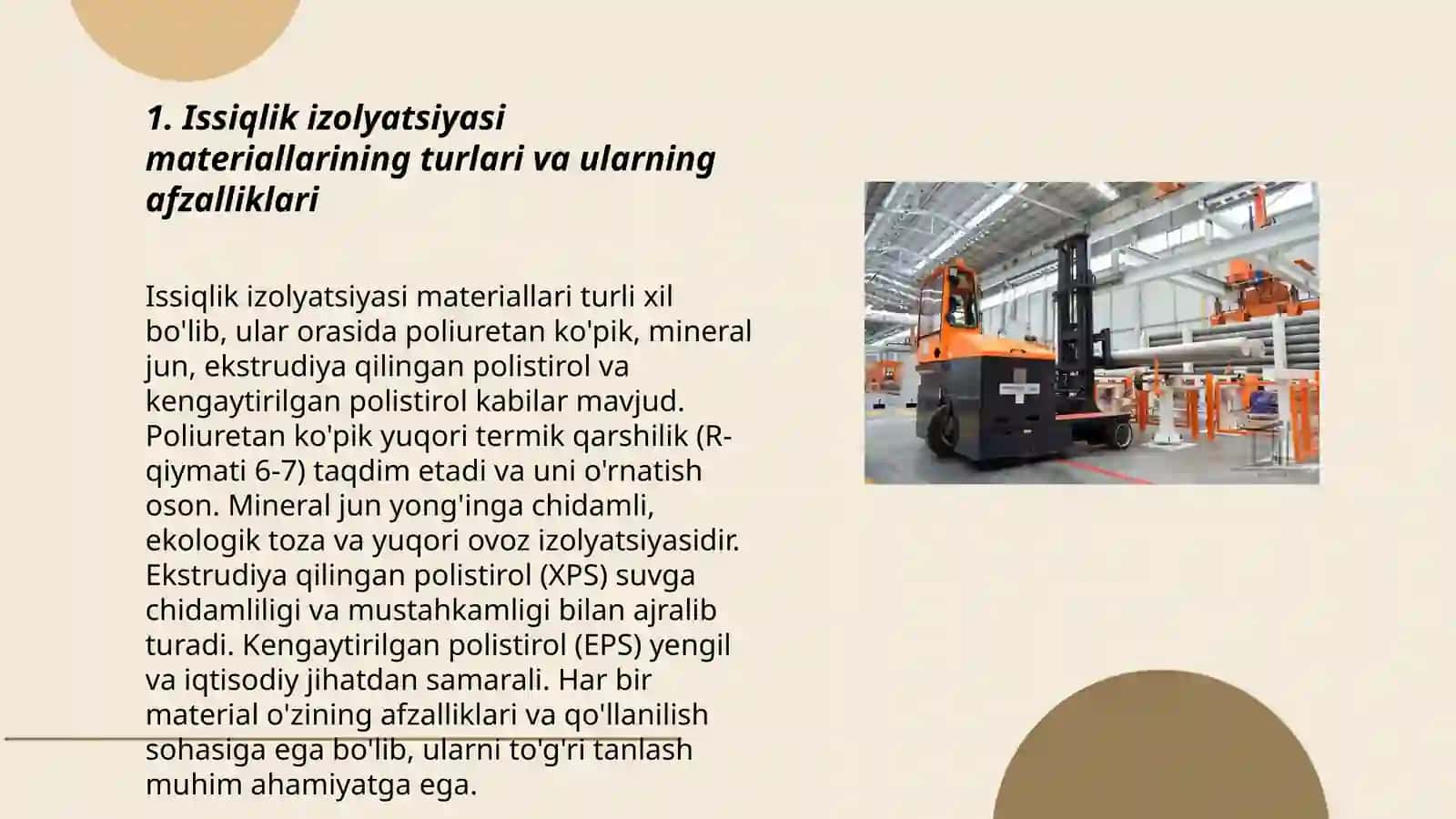 Issiqlik izolyasiyasi va akustik materiallar 3