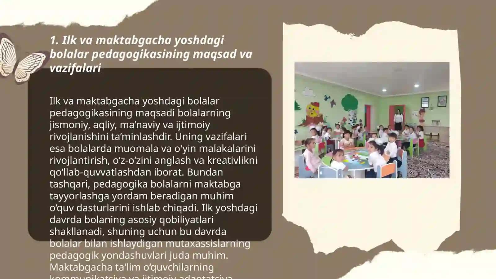 Ilk va maktabgacha yoshdagi bolalar pedagogikasi fanining umumiy asoslari, mazmuni mohiyati va predmeti 3