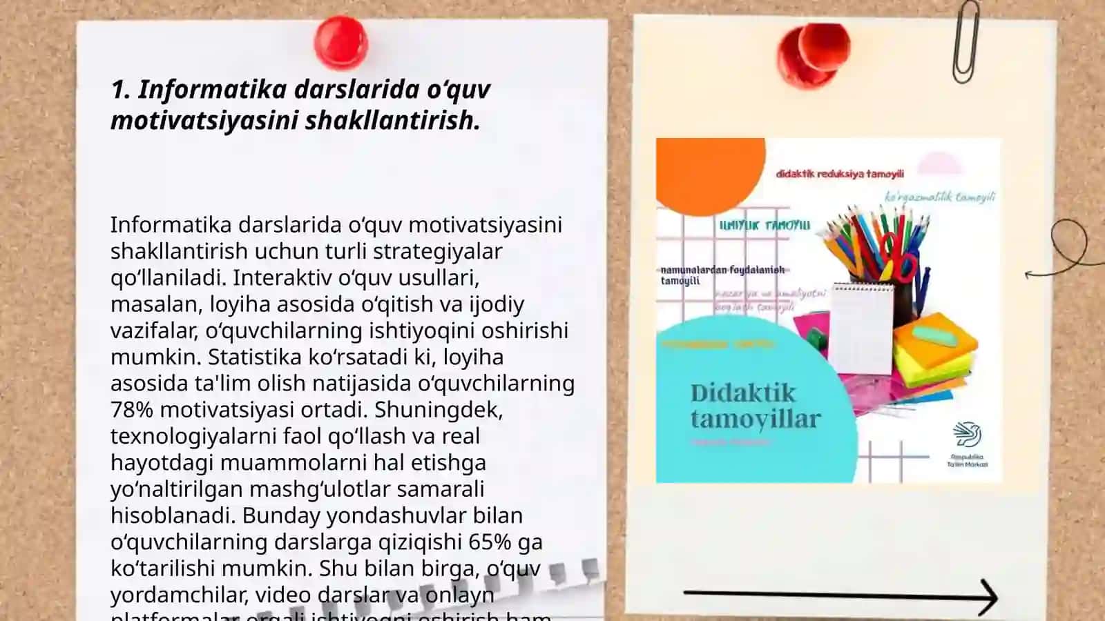 Informatika va AT fanini õqitishning didaktik tamoyillari 3