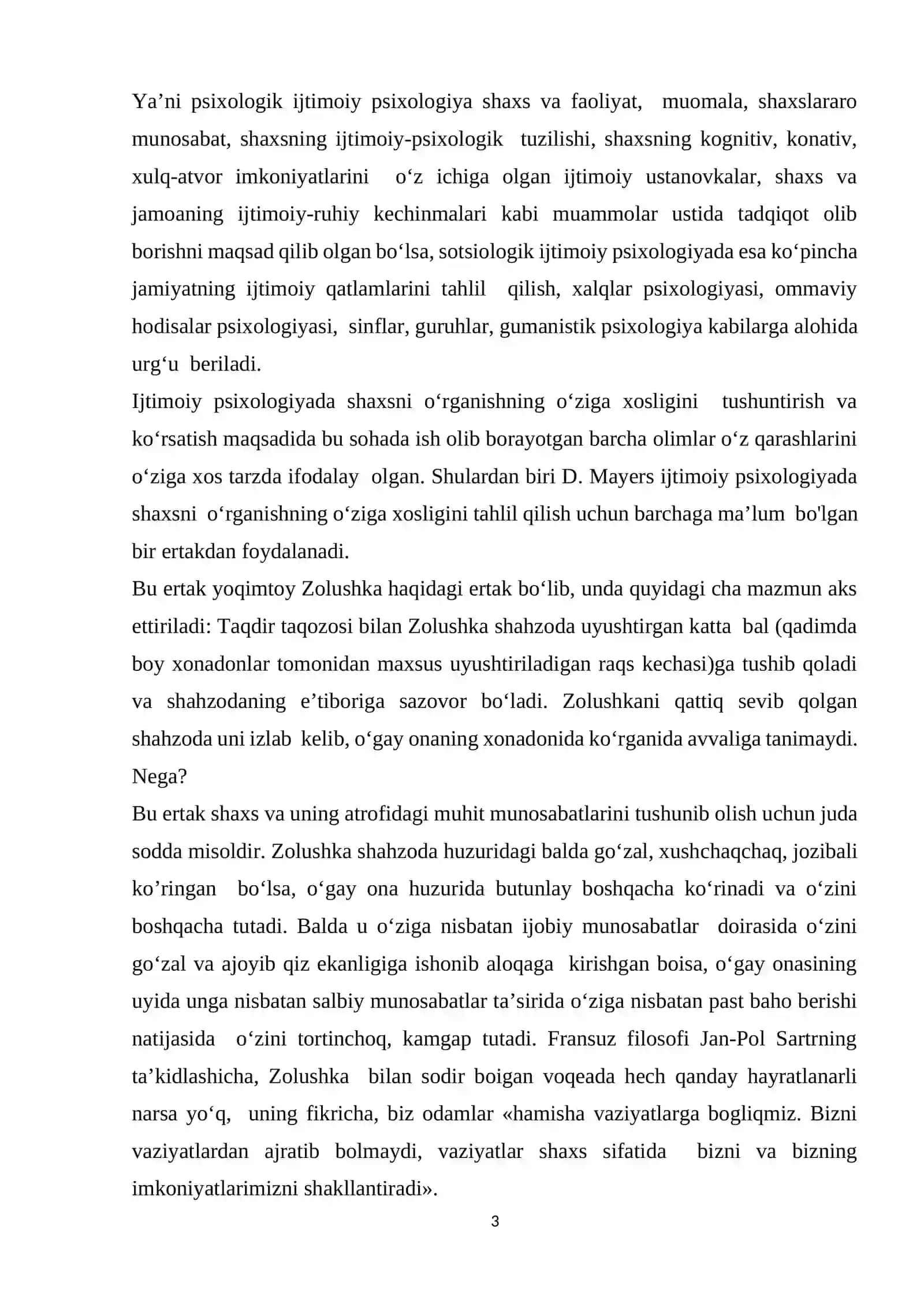 Ijtimoiy psixologiya uchun shaxsni o’rganishning o’ziga xosligi 3
