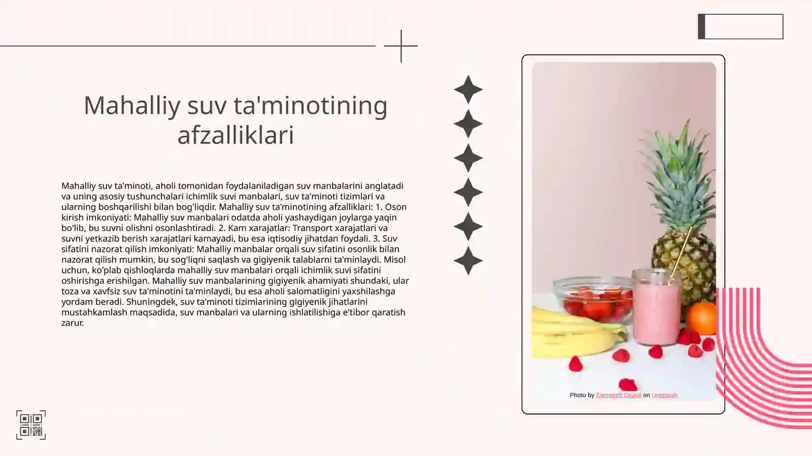Mahalliy va markazlashgan suv ta’minoti haqida tushuncha, ularning gigiyenik ahamiyati 3