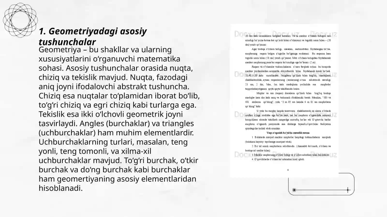 Geometriya. Oʼlchov birliklari haqida malumot 3