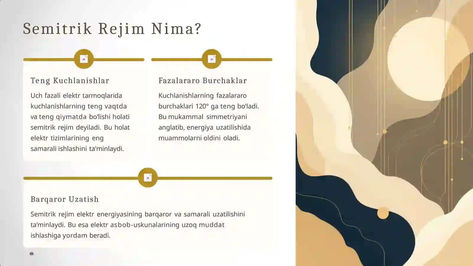 Elektr tarmoqlari va tizimlari fanidan mustaqil ishi: Semitrik rejimda kuchlanishni rostlash 3