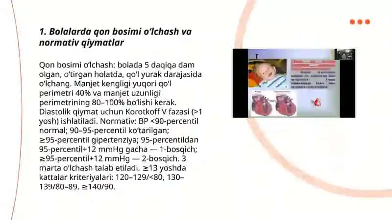 Yurak qon tomir tizimining funktsional sinamalari va ularni bolalarda baholash 3
