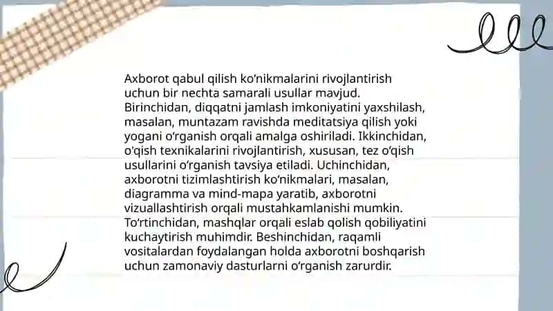 Boshlang‘ich ta'limda o‘quvchilarda axborotni to‘g‘ri qabul qilish va tahlil qilish ko‘nikmalarini rivojlantirish 3