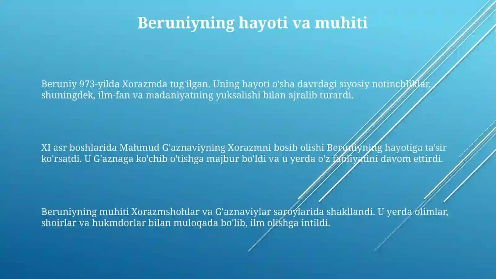 Beruniyning tarixiy falsafasi 3
