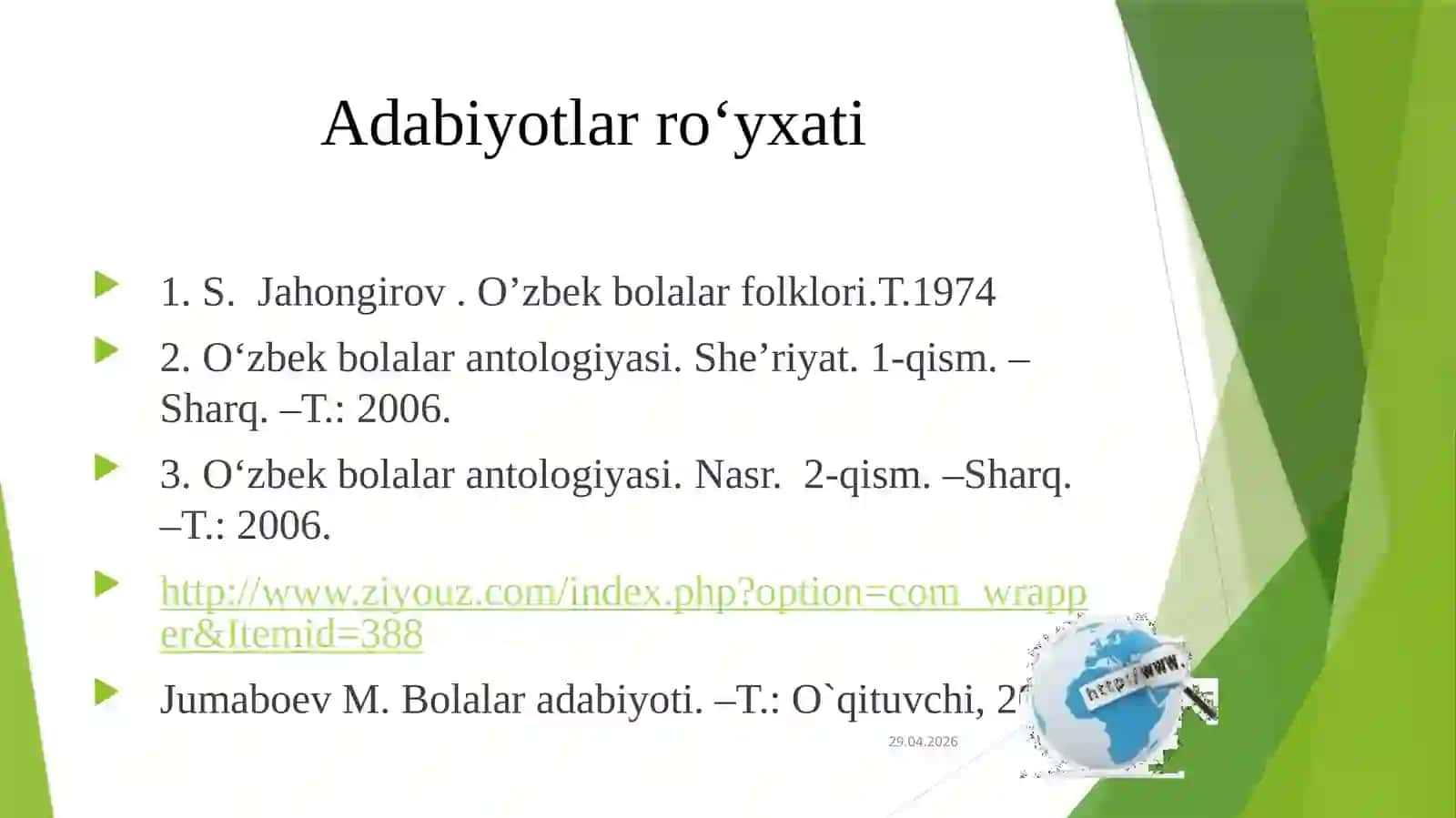 60-80-yillar O‘zbek bolalar adabiyoti 3
