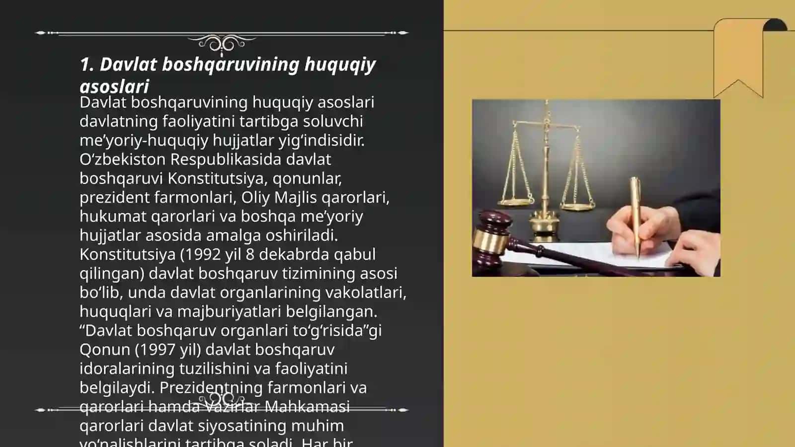 Davlat boshqaruvining huquqiy asoslari 3